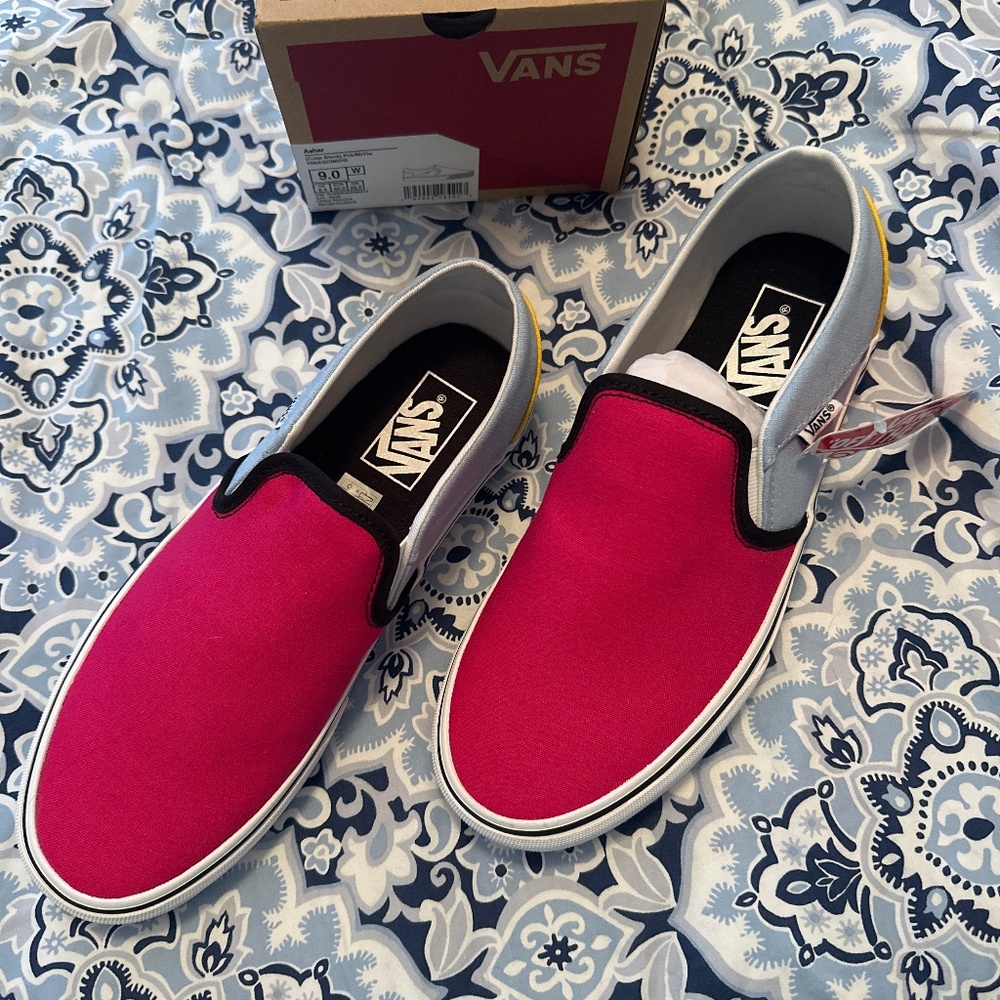 Vans Colorblock Sneaker Size 9 Ladies